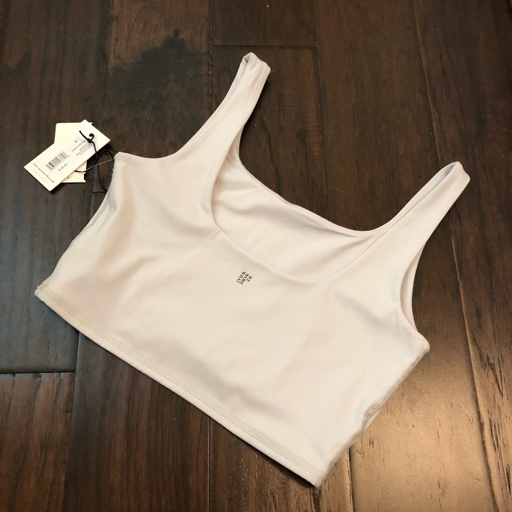WEWOREWHAT Straight Neck Crop Top/Bra